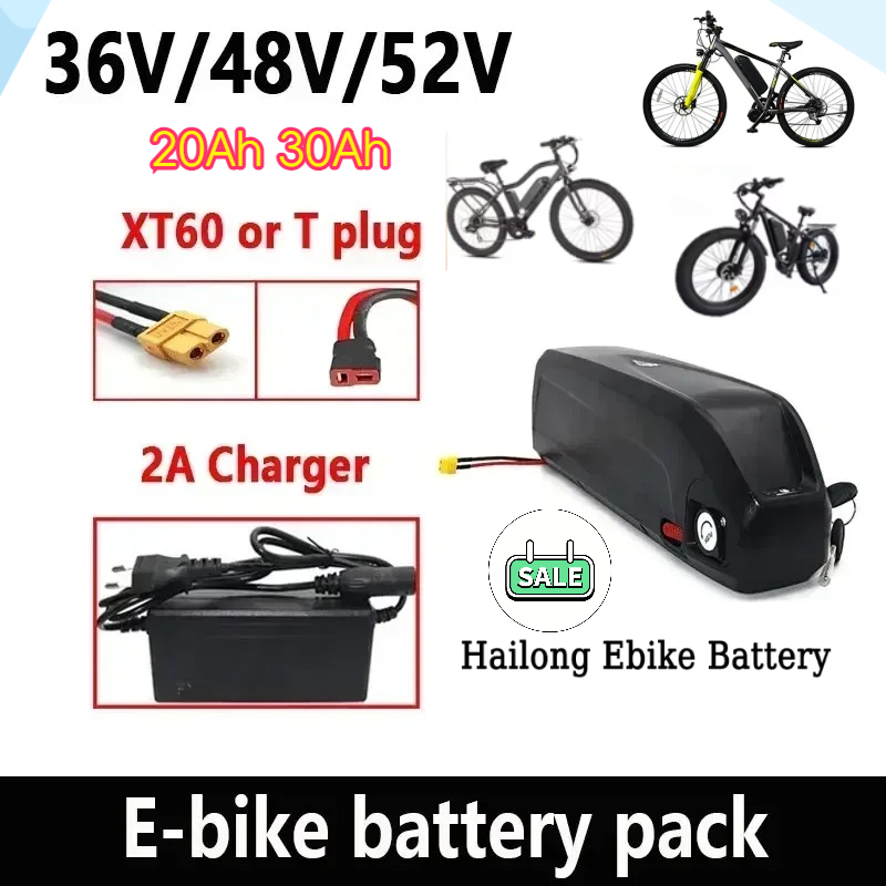 🔋36-48-52V For Motor Electric  - Ebike Battery 48V 20Ah Hailong review and price