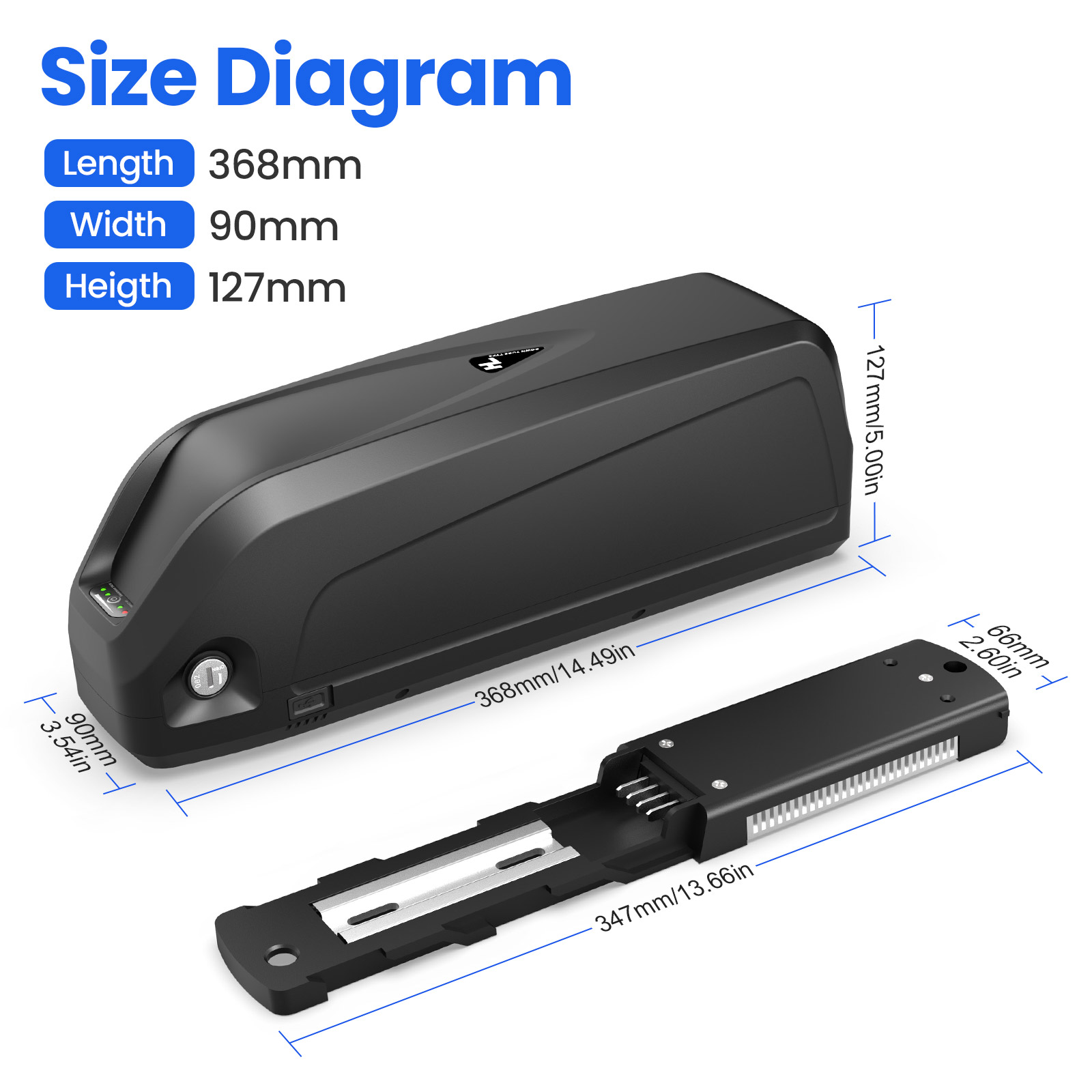 EBike Battery  21700 Hailong P - Ebike Battery 48V 20Ah Hailong review and price