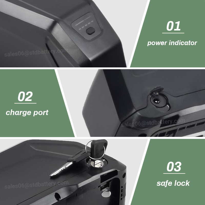 Downtube Ebike Battery 52V 13A - Ebike Battery 48V 20Ah Hailong review and price