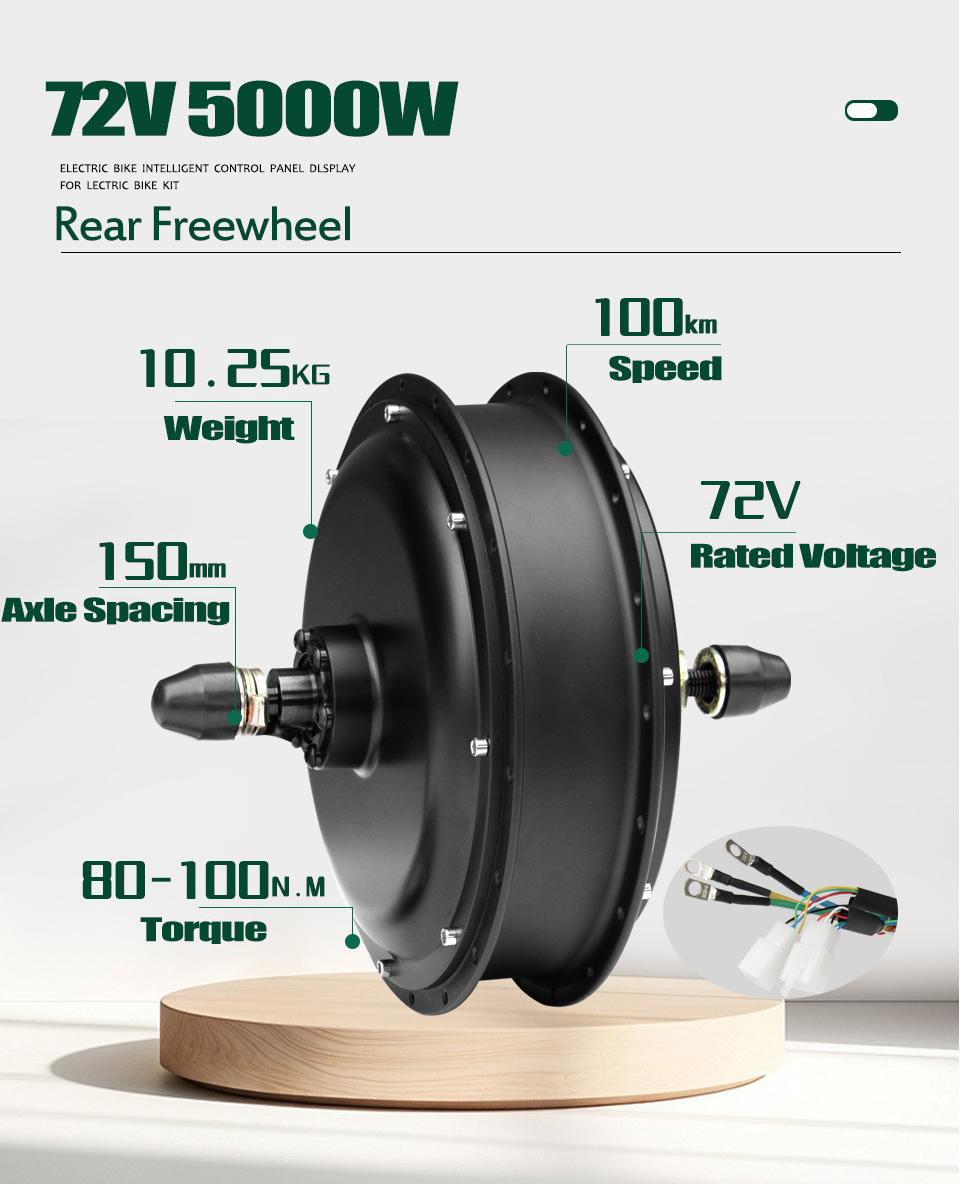 New MTX39 72V 5000W EBike Conv - 72V 5000W Hub Motor Kit review and price