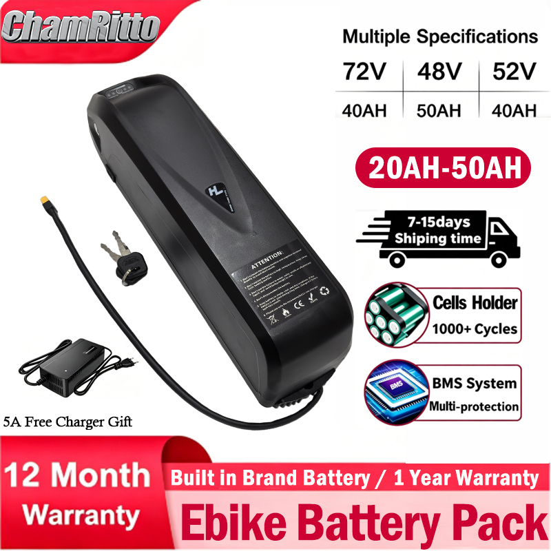 72V60V 48V 20AH 52V 36V 30AH 4 - Ebike Battery 48V 20Ah Hailong review and price