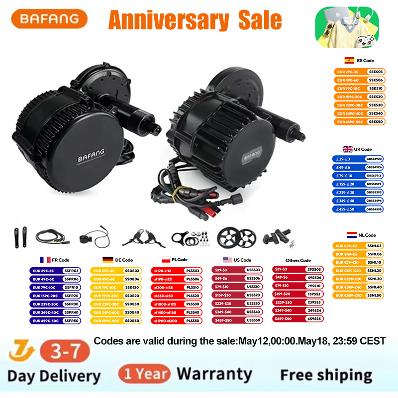 Bafang BBSHD 1000W 52V 48V 68m - Mid Drive Motor Kit 52V 1000W review and price
