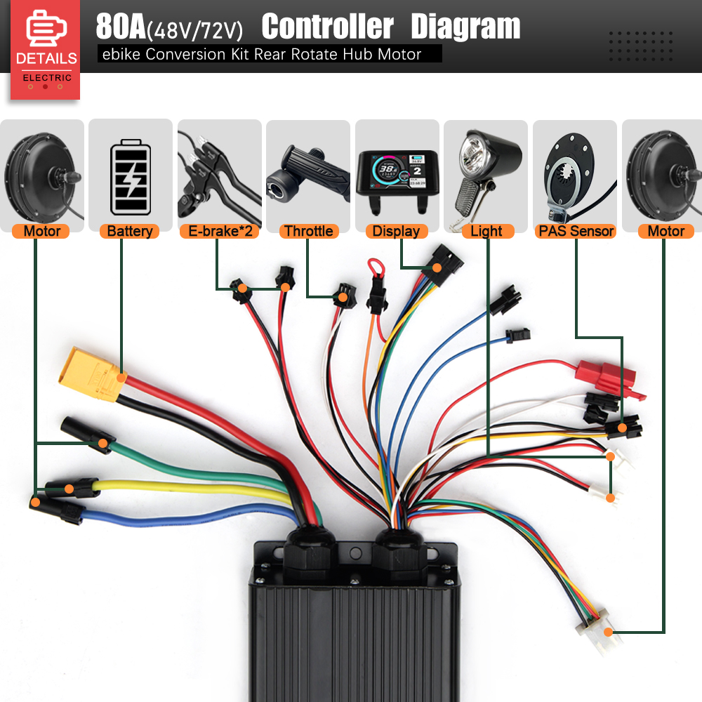 72V 3000W MTX39 E-Bike Convers - Ebike Conversion Kit 72V 3000W review and price