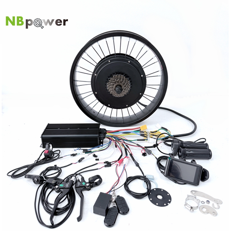 NBpower 170/190mm Dropout 48-7 - 72V 5000W Hub Motor Kit review and price
