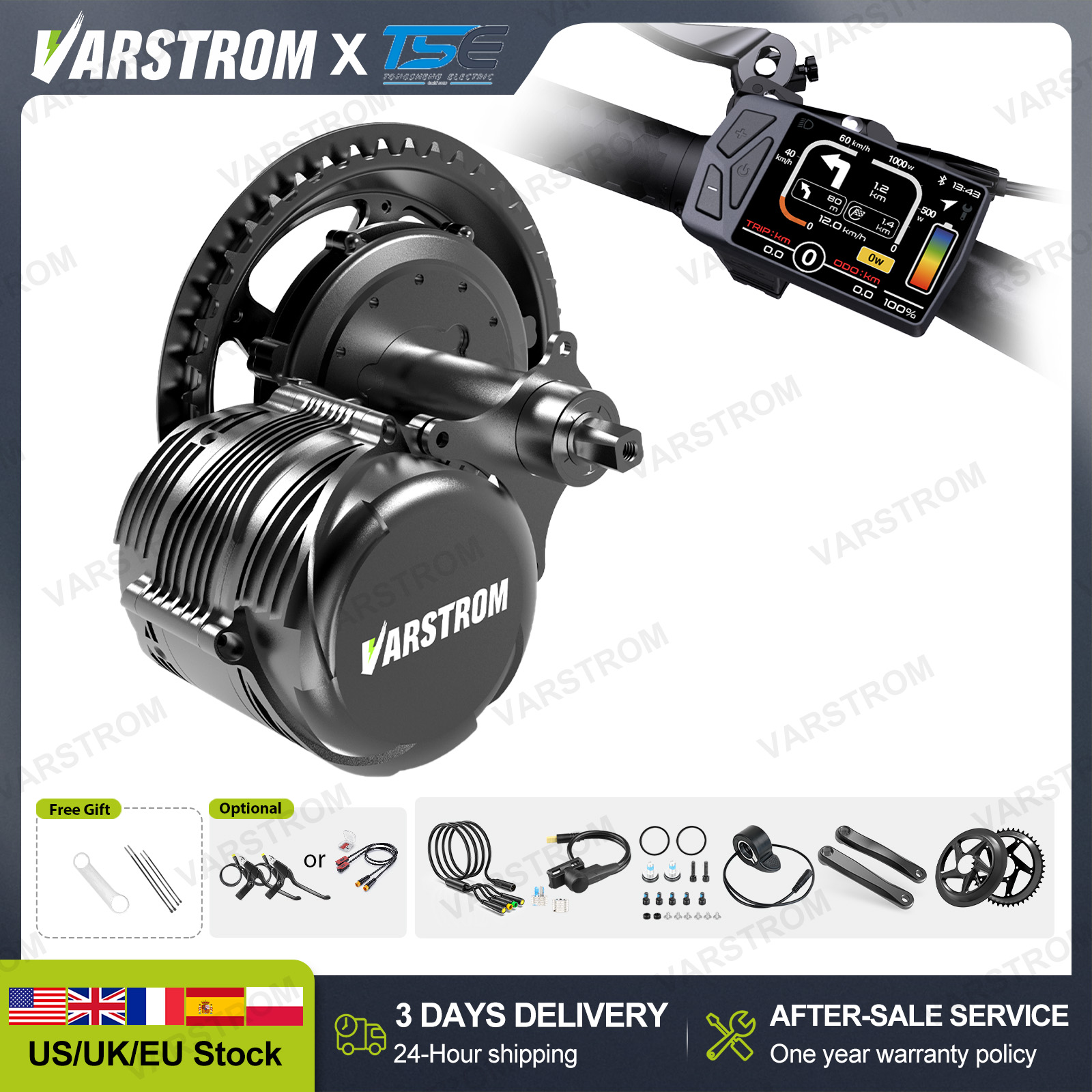 [US 3 Days Fast delivery] Tong - Tongsheng Tsdz2B Mid Drive Motor review and price