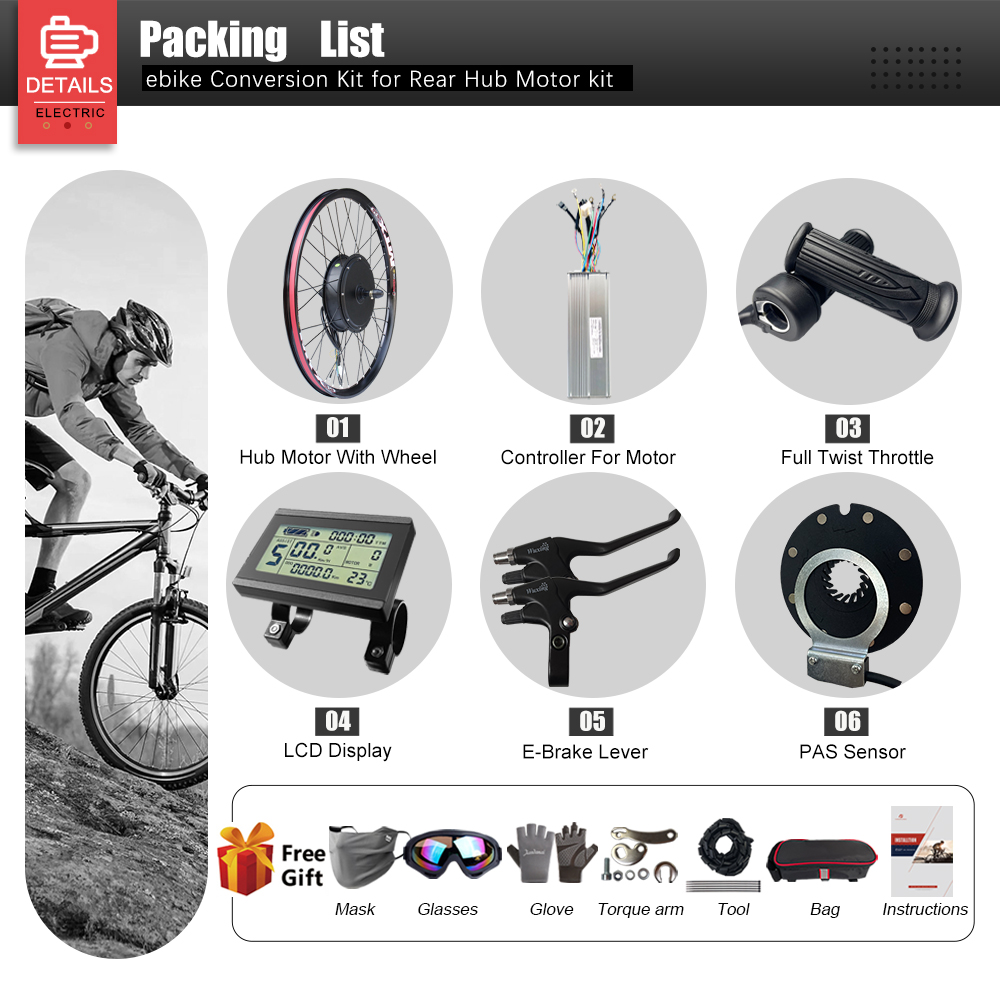 Electric Bike Conversion Kit 7 - Ebike Conversion Kit 72V 3000W review and price