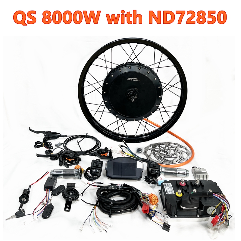 QS273 40H V3 Peak 8000W 150mm  - 72V 5000W Hub Motor Kit review and price